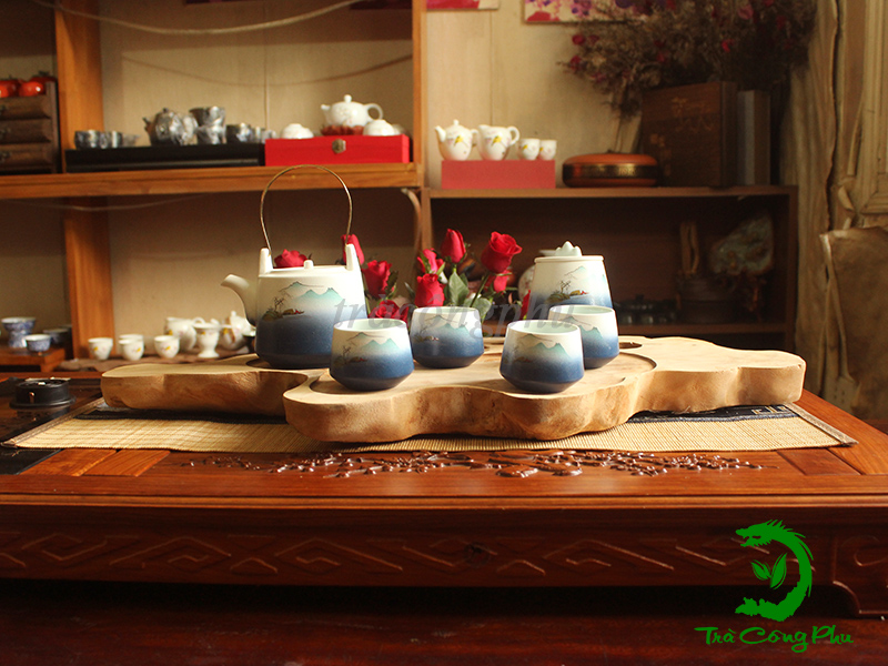 Khay trà gỗ - KG128